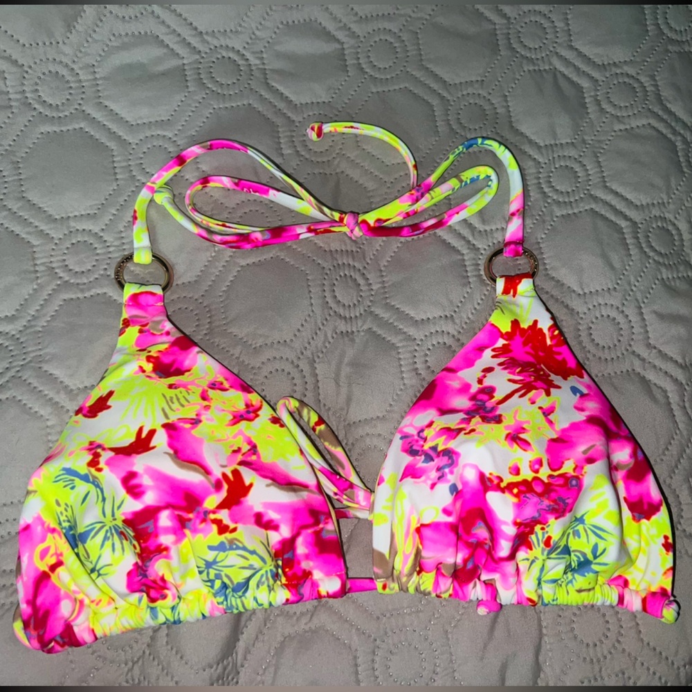 RELLECIGA Pink and Yellow Floral Bikini - Picture 2 of 11